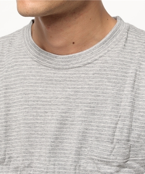 OUTLET(アウトレット)の「【Ciaopanic】オーガニックコットンTee(Tシャツ/カットソー・メンズ・ピンク/ホワイト/グレー/ネイビー・LARGE/MEDIUM)」の5枚目の写真