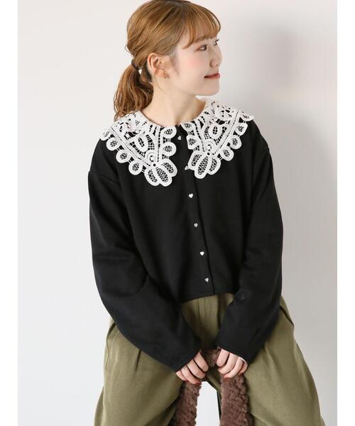 ehka sopo（エヘカソポ）の「レース襟ブラウス（シャツ/ブラウス・レディース・オフホワイト/キナリ・F）」の11枚目の写真