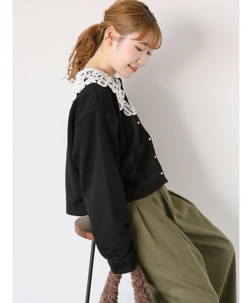 ehka sopo（エヘカソポ）の「レース襟ブラウス（シャツ/ブラウス・レディース・オフホワイト/キナリ・F）」の12枚目の写真