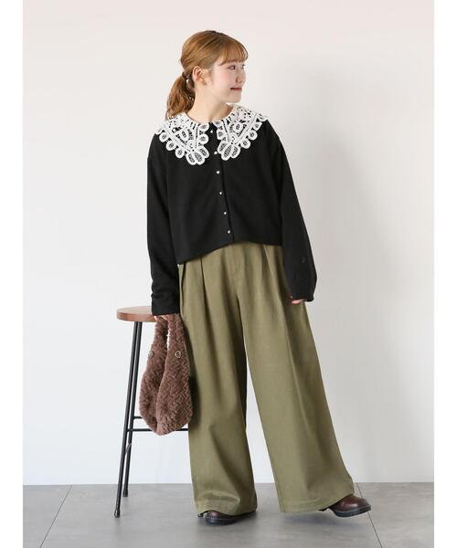 ehka sopo（エヘカソポ）の「レース襟ブラウス（シャツ/ブラウス・レディース・オフホワイト/キナリ・F）」の16枚目の写真