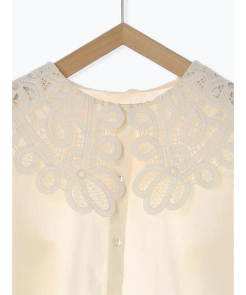 ehka sopo（エヘカソポ）の「レース襟ブラウス（シャツ/ブラウス・レディース・オフホワイト/キナリ・F）」の5枚目の写真