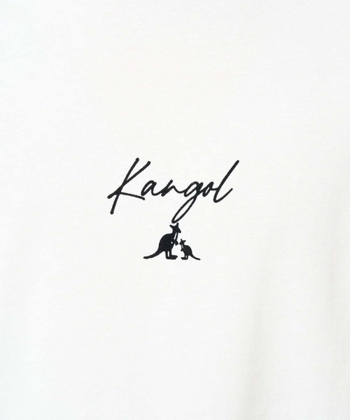 a.v.v(アーヴェヴェ)の「【KANGOL】スクエアプリントロングシルエットカットソー(Tシャツ/カットソー・メンズ・ホワイト・48/50/46)」の8枚目の写真