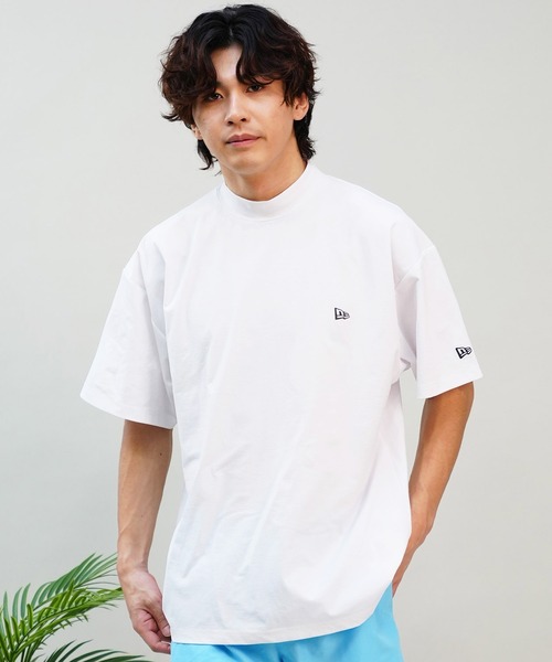 NEW ERA（ニューエラ）の「【ムラサキスポーツ限定】NEW ERA/ニューエラ 半袖Ｔシャツ/ラッシュガード 水陸両用 オーバーサイズ バックプリント 吸水速乾 UVカット 14334755/14334756/14334757（Tシャツ/カットソー・メンズ・ホワイト/ブラック×ホワイト/ブラック・M/L/XL/2XL）」の12枚目の写真