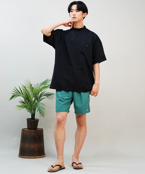 NEW ERA（ニューエラ）の「【ムラサキスポーツ限定】NEW ERA/ニューエラ 半袖Ｔシャツ/ラッシュガード 水陸両用 オーバーサイズ バックプリント 吸水速乾 UVカット 14334755/14334756/14334757（Tシャツ/カットソー・メンズ・ホワイト/ブラック×ホワイト/ブラック・M/L/XL/2XL）」の17枚目の写真