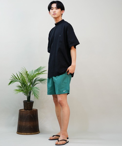 NEW ERA（ニューエラ）の「【ムラサキスポーツ限定】NEW ERA/ニューエラ 半袖Ｔシャツ/ラッシュガード 水陸両用 オーバーサイズ バックプリント 吸水速乾 UVカット 14334755/14334756/14334757（Tシャツ/カットソー・メンズ・ホワイト/ブラック×ホワイト/ブラック・M/L/XL/2XL）」の18枚目の写真