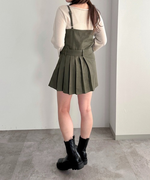 アプレジュール キャミワンピ シャイニークロスキャミワンピース【ZOZOTOWN限定アイテム