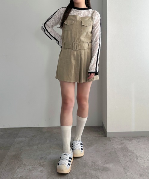 apres jour mignon(アプレジュールミニョン)の「ポケット付きキャミワンピース【ZOZOTOWN限定アイテム】(ワンピース・レディース・カーキ/ベージュ/グリーン系その他・SMALL/MEDIUM/X-LARGE)」の9枚目の写真