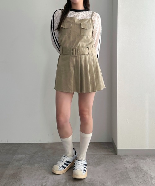apres jour mignon(アプレジュールミニョン)の「ポケット付きキャミワンピース【ZOZOTOWN限定アイテム】(ワンピース・レディース・カーキ/ベージュ/グリーン系その他・SMALL/MEDIUM/X-LARGE)」の10枚目の写真