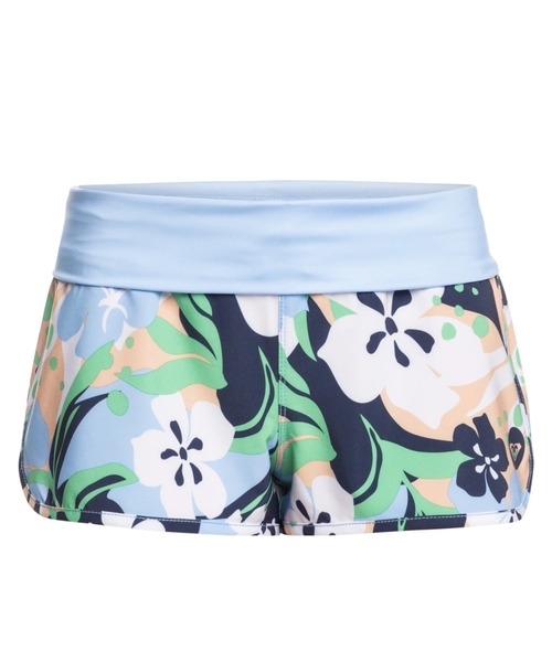 ROXY（ロキシー）の「ENDLESS SUMMER PRINT/ロキシーマルチボタニカルパターンウエストゴムスイムボードショーツ(水着)（水着・レディース・ブラック/ブルー・SMALL/MEDIUM/LARGE）」の14枚目の写真