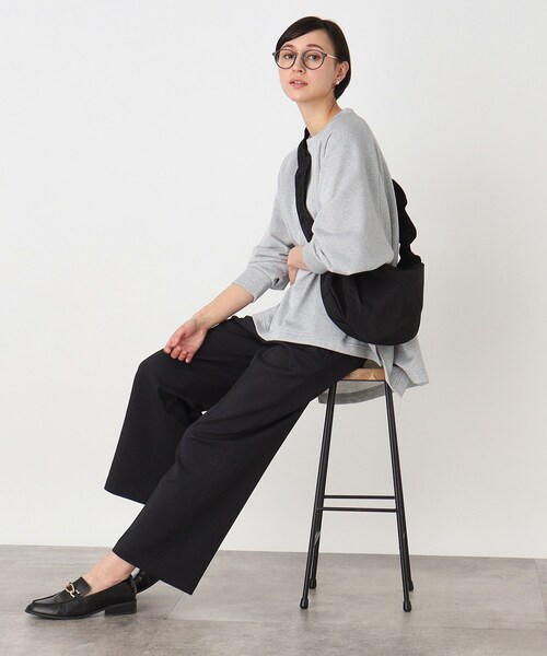 THE SHOP TK （ザ ショップ ティーケー ）の「◆【軽量】シャカシャカムーンショルダーバッグ（ショルダーバッグ・レディース・ベージュ/ブラック/カーキ/イエロー系その他・00）」の11枚目の写真