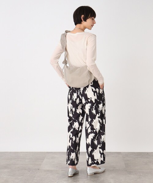 THE SHOP TK （ザ ショップ ティーケー ）の「◆【軽量】シャカシャカムーンショルダーバッグ（ショルダーバッグ・レディース・ベージュ/ブラック/カーキ/イエロー系その他・00）」の5枚目の写真