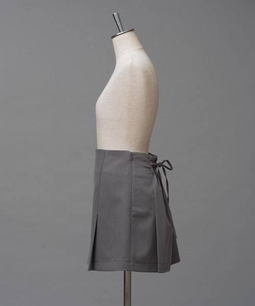 one after another NICE CLAUP（ワンアフターアナザーナイスクラップ）の「バックリボン台形スカート/セットアップジャケットあり（スカート・レディース・ピンク/グレー/ベージュ・FREE）」の15枚目の写真