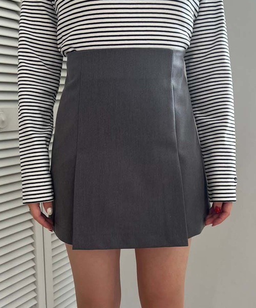 one after another NICE CLAUP（ワンアフターアナザーナイスクラップ）の「バックリボン台形スカート/セットアップジャケットあり（スカート・レディース・ピンク/グレー/ベージュ・FREE）」の20枚目の写真