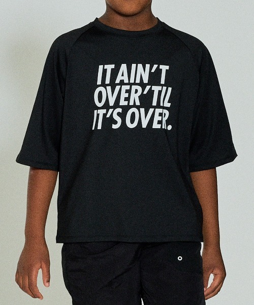 RE/SP（アールイーエスピー）の「RE/SP PLACTICE 70% Tee / アールイーエスピー プラクティス７分丈Tシャツ（Tシャツ/カットソー・キッズ・ライム/ブラック・3/2/1/4）」の2枚目の写真