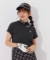 【FILA GOLF/フィラゴルフ】レディース半袖モックネックシャツ　ゴルフ