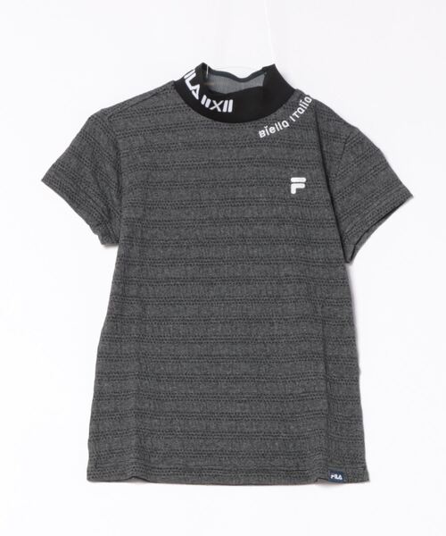 FILA GOLF（フィラゴルフ ）の「【FILA GOLF/フィラゴルフ】レディース半袖モックネックシャツ　ゴルフ（シャツ/ブラウス・レディース・ホワイト/ピンク/ブラック・X-LARGE/LARGE/MEDIUM/SMALL）」の21枚目の写真