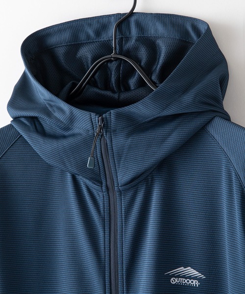OUTDOOR PRODUCTS(アウトドアプロダクツ)の「【OUTDOOR PRODUCTS/アウトドアプロダクツ】速乾 透湿 UVカット フルジップパーカー 紫外線対策 抗菌防臭(パーカー・メンズ・ブラック/グレー/ネイビー・MEDIUM/LARGE/X-LARGE)」の12枚目の写真