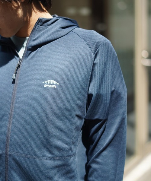 OUTDOOR PRODUCTS(アウトドアプロダクツ)の「【OUTDOOR PRODUCTS/アウトドアプロダクツ】速乾 透湿 UVカット フルジップパーカー 紫外線対策 抗菌防臭(パーカー・メンズ・ブラック/グレー/ネイビー・MEDIUM/LARGE/X-LARGE)」の19枚目の写真