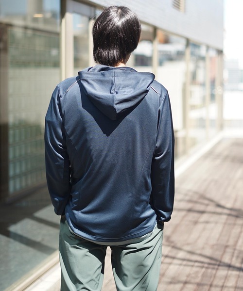 OUTDOOR PRODUCTS(アウトドアプロダクツ)の「【OUTDOOR PRODUCTS/アウトドアプロダクツ】速乾 透湿 UVカット フルジップパーカー 紫外線対策 抗菌防臭(パーカー・メンズ・ブラック/グレー/ネイビー・MEDIUM/LARGE/X-LARGE)」の18枚目の写真