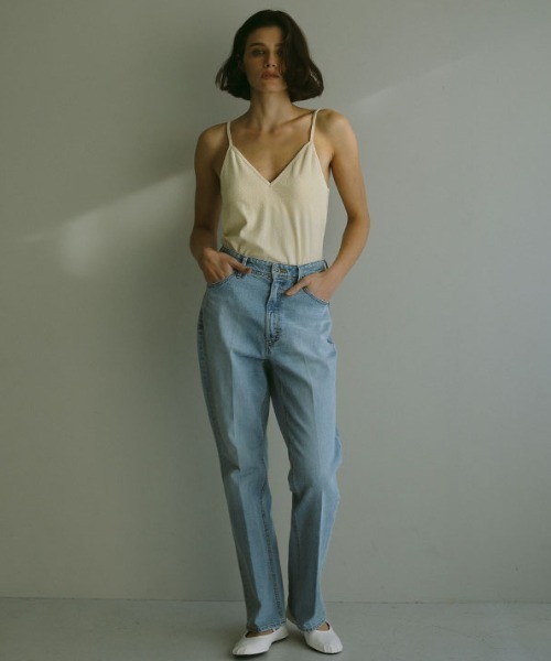 ETRE TOKYO（エトレトウキョウ）の「パイルカップインボディースーツ（Tシャツ/カットソー・レディース・イエロー/ピンク/グレー・FREE）」の7枚目の写真