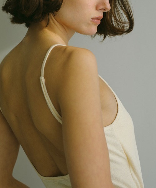 ETRE TOKYO（エトレトウキョウ）の「パイルカップインボディースーツ（Tシャツ/カットソー・レディース・イエロー/ピンク/グレー・FREE）」の9枚目の写真