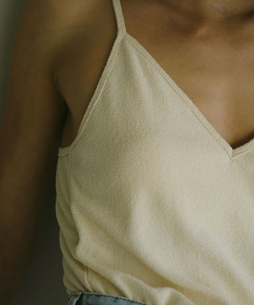 ETRE TOKYO（エトレトウキョウ）の「パイルカップインボディースーツ（Tシャツ/カットソー・レディース・イエロー/ピンク/グレー・FREE）」の11枚目の写真