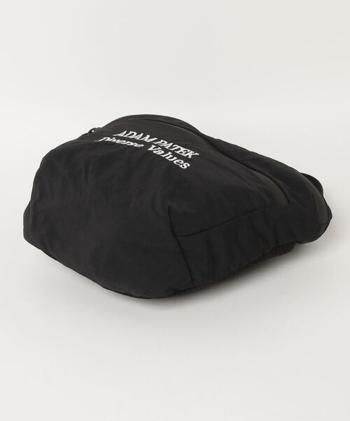 ADAM PATEK(アダムパテック)の「『ADAM PATEK』 nylon mini shoulder bag/ナイロンミニショルダーバッグ(ショルダーバッグ・メンズ・カーキ/ブラック・FREE)」の4枚目の写真