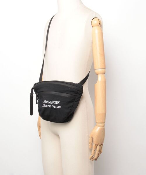 ADAM PATEK(アダムパテック)の「『ADAM PATEK』 nylon mini shoulder bag/ナイロンミニショルダーバッグ(ショルダーバッグ・メンズ・カーキ/ブラック・FREE)」の6枚目の写真