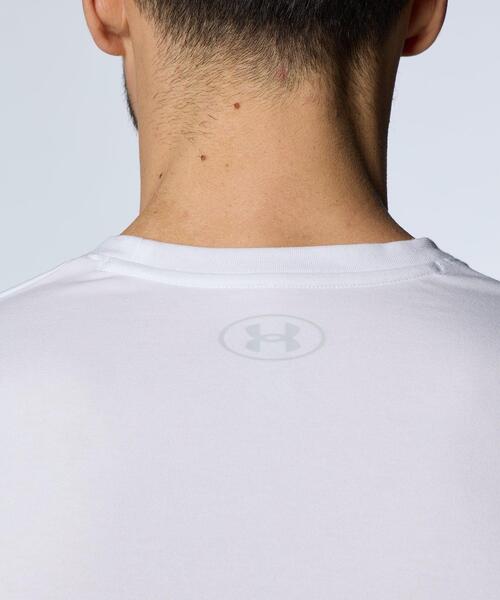 UNDER ARMOUR(アンダーアーマー)の「UAパフォーマンスコットン ショートスリーブ Tシャツ(トレーニング/メンズ)(Tシャツ/カットソー・メンズ・ホワイト・XXL/M/L/XL/S/3XL/5XL/4XL)」の5枚目の写真