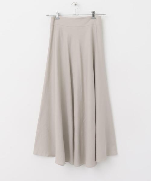URBAN RESEARCH ROSSO WOMEN(アーバンリサーチ ロッソ)の「バックファスナーリネン混ロングスカート(スカート・レディース・チャコールグレー/ピンク/ベージュ/ミント・36/38)」の10枚目の写真