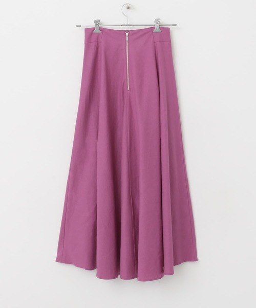 ⭐︎新品・未使用⭐︎ アーバンリサーチ ROSSO ロングスカート セール】バックファスナーリネン混ロングスカート（スカート