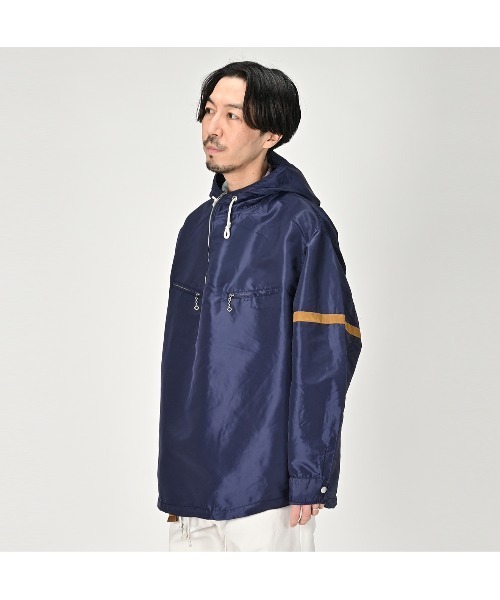 45R（フォーティファイブアール）の「厚ナイロンの908オーシャンフードブルゾン（ブルゾン・レディース・ネイビー・X-SMALL/SMALL/MEDIUM/LARGE）」の8枚目の写真