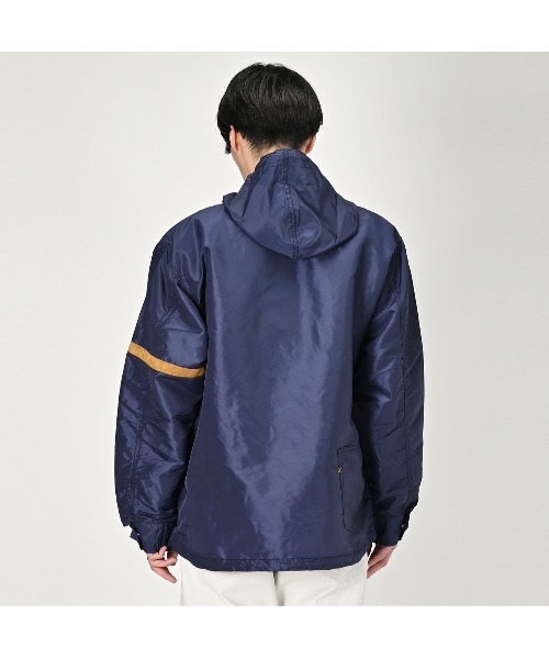 45R（フォーティファイブアール）の「厚ナイロンの908オーシャンフードブルゾン（ブルゾン・レディース・ネイビー・X-SMALL/SMALL/MEDIUM/LARGE）」の9枚目の写真