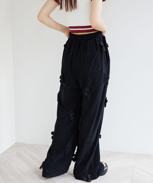 JOINT WORKS(ジョイントワークス)の「【irojikake/イロジカケ】 Flower garden pile pants(その他パンツ・レディース・ブラック/カーキ・SMALL)」の21枚目の写真