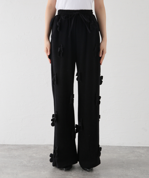 JOINT WORKS(ジョイントワークス)の「【irojikake/イロジカケ】 Flower garden pile pants(その他パンツ・レディース・ブラック/カーキ・SMALL)」の22枚目の写真