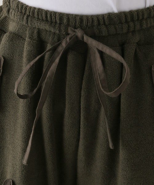 JOINT WORKS(ジョイントワークス)の「【irojikake/イロジカケ】 Flower garden pile pants(その他パンツ・レディース・ブラック/カーキ・SMALL)」の9枚目の写真