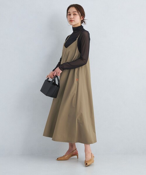 UNIVERSAL OVERALL CLASSY.コラボキャミソール ワンピース green label relaxing（グリーンレーベルリラクシング）の「＜買える