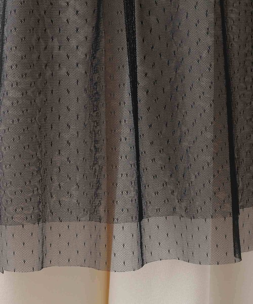 LEPSIM(レプシィム)の「チュールキャミチュニック 113325(その他トップス・レディース・アイボリー/ブラック/ドット・FREE)」の13枚目の写真