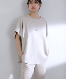 【Munich/ミューニック】double face boucle blouse