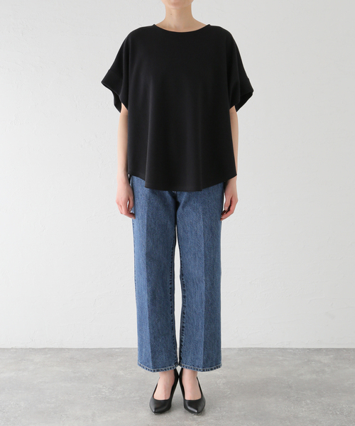 La TOTALITE（ラトータリテ）の「【Munich/ミューニック】double face boucle blouse（シャツ/ブラウス・レディース・ブラック/ホワイト・FREE）」の13枚目の写真
