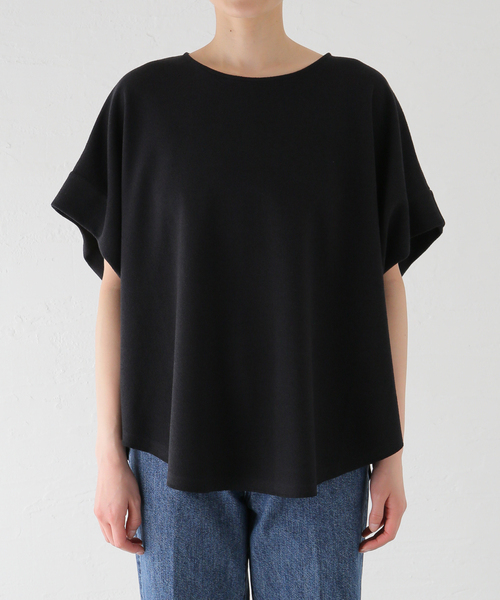 La TOTALITE（ラトータリテ）の「【Munich/ミューニック】double face boucle blouse（シャツ/ブラウス・レディース・ブラック/ホワイト・FREE）」の14枚目の写真