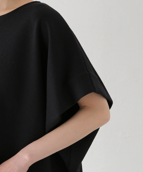 La TOTALITE（ラトータリテ）の「【Munich/ミューニック】double face boucle blouse（シャツ/ブラウス・レディース・ブラック/ホワイト・FREE）」の19枚目の写真