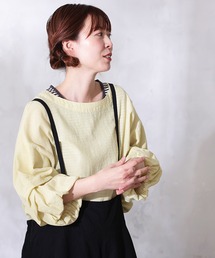 ソウルベリー　ブラウス Tシャツ以上ブラウス未満な、長袖プルオーバー（シャツ/ブラウス