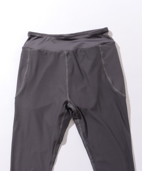 Lace Ladies（レースレディース）の「フェイクレイヤード ハイウエスト ポケット付き ヨガ レギンス  水陸両用（レギンス/スパッツ・レディース・グレー/ネイビー/ブラック・S/M/L/XL/XXL）」の18枚目の写真