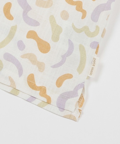 petit main（プティマイン）の「【リンク・接触冷感】アソート柄シャツ(キッズサイズ)（シャツ/ブラウス・キッズ・マルチ/キナリ・80ｃｍ/90cm/110cm/100cm/120cm/130cm）」の4枚目の写真