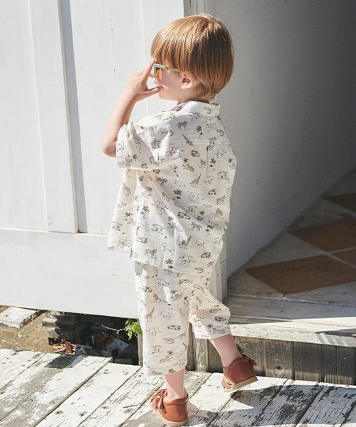 petit main（プティマイン）の「【リンク・接触冷感】アソート柄シャツ(キッズサイズ)（シャツ/ブラウス・キッズ・マルチ/キナリ・80ｃｍ/90cm/110cm/100cm/120cm/130cm）」の13枚目の写真