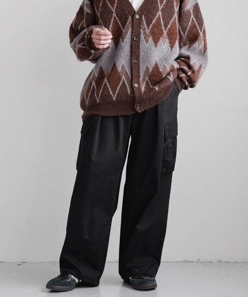 RAGEBLUE（レイジブルー）の「M-65 German military wide straight cargo pants/M-65 ストレートジャーマンバギーミリタリーカーゴパンツ（カーゴパンツ・メンズ・ブラック/ホワイト/カーキ/ブラウン・SMALL/MEDIUM/LARGE）」の3枚目の写真