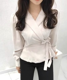 カシュクールブラウス