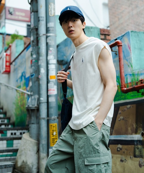 ALAND（エーランド）の「【UNISEX】ALAND／デニムAロゴCAP（キャップ・レディース・インディゴブルー/ブラック・ONE SIZE）」の7枚目の写真