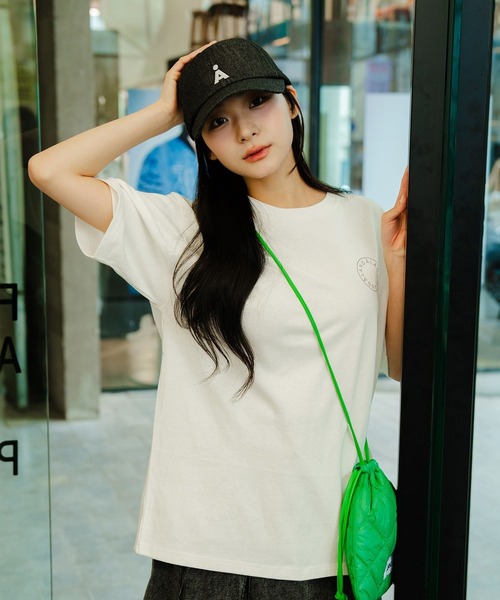 ALAND（エーランド）の「【UNISEX】ALAND／デニムAロゴCAP（キャップ・レディース・インディゴブルー/ブラック・ONE SIZE）」の10枚目の写真